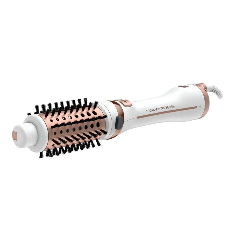 Фен-щётка rowenta ultimate experience cf9720f0, 700 вт, белый | розовый 6