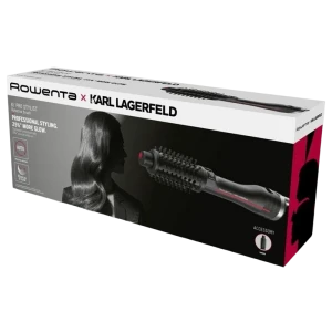 Фен-щётка rowenta karl lagerfeld k/pro stylist cf961lf0, 750 вт, чёрный Thumbnail 2