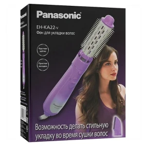 Фен-щётка panasonic eh-ka22-v865, 600вт, фиолетовый Thumbnail 5