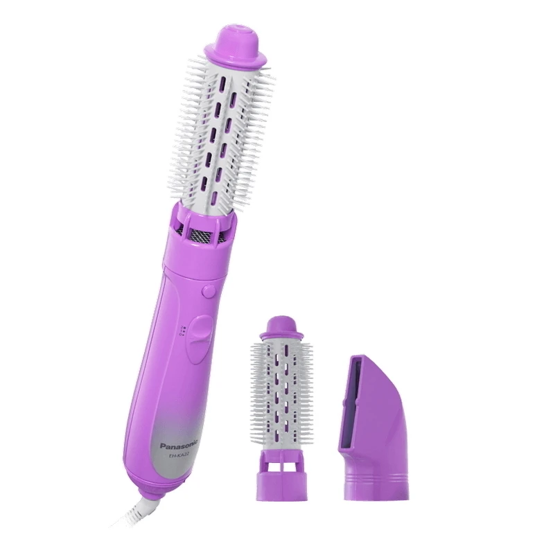 Фен-щётка panasonic eh-ka22-v865, 600вт, фиолетовый 10