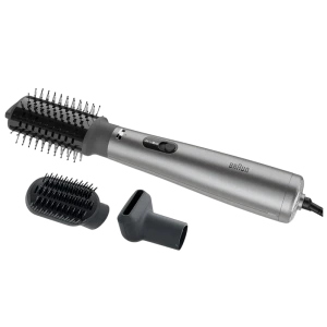 Uscător de păr-perie braun as4.3, 1000w, argintiu