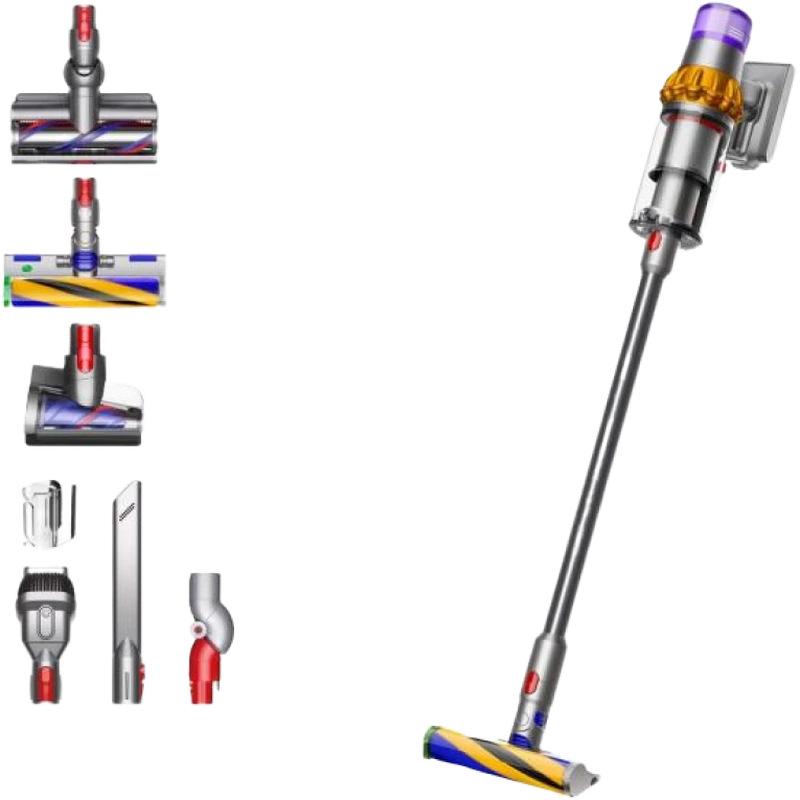 Вертикальный пылесос dyson v15 detect absolute, серебристый 6