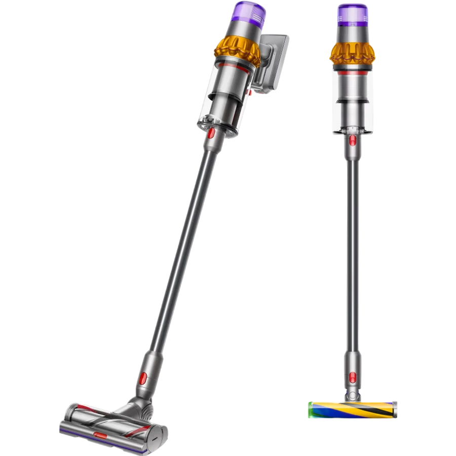 Вертикальный пылесос dyson v15 detect absolute, серебристый 4