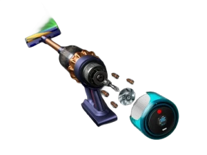 Вертикальный пылесос dyson dyson gen5detect absolute, синий | медный Thumbnail 14