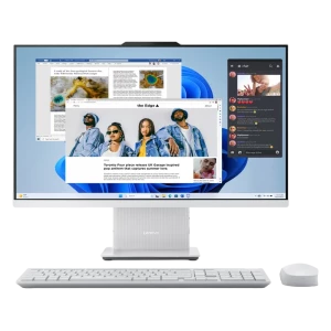 Моноблок Lenovo IdeaCentre AIO 27ARR9, 27", AMD Ryzen 7 7735HS, 16Гб/1024Гб, Без ОС, Cloud Grey