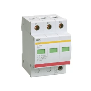 Разрядник iek oпс1 3p b 30 кa 400 в