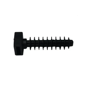 Diblu cu suport pentru curălușă 8 x 40 mm negru plastic scame