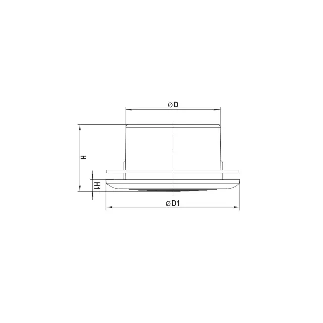 Диффузор mw125 kse 166 x 72 x 125 мм пластик белый ventika 2