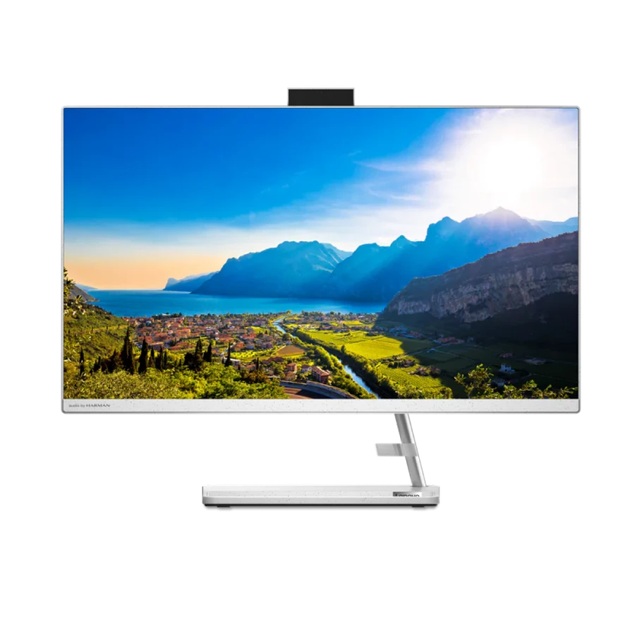 Computer all-in-one lenovo ideacentre 3 27alc6, 27", amd ryzen 5 7430u, 16gb/512gb, fără so, alb 6