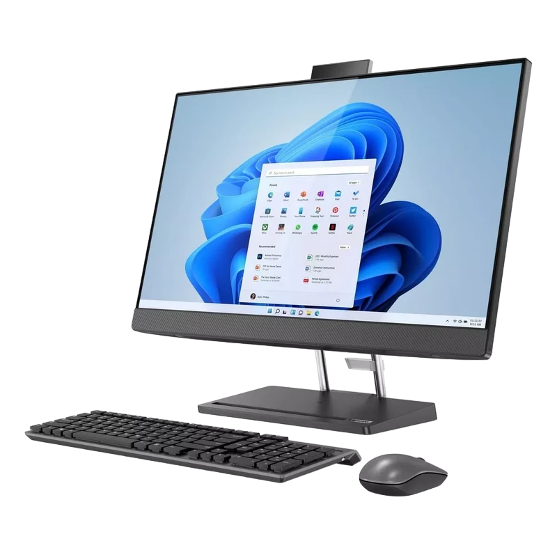 Computer all-in-one lenovo ideacentre 5 27iah7, 27", intel core i5-13500h, 16gb/1024gb, windows 11 pro, storm grey 4