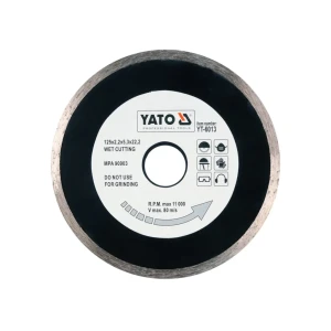 Алмазный диск по керамике 125 * 22.2 мм yato