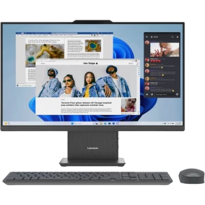 Моноблок Lenovo IdeaCentre AIO 27ARR9, 27", AMD Ryzen 7 7735HS, 16Гб/1024Гб, Без ОС, Luna Grey