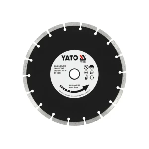 Сегментный алмазный диск по бетону 230 * 22.2 мм yato
