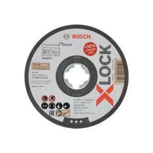Disc de tăiat pentru inox x-lock 125 * 22.23 mm bosch