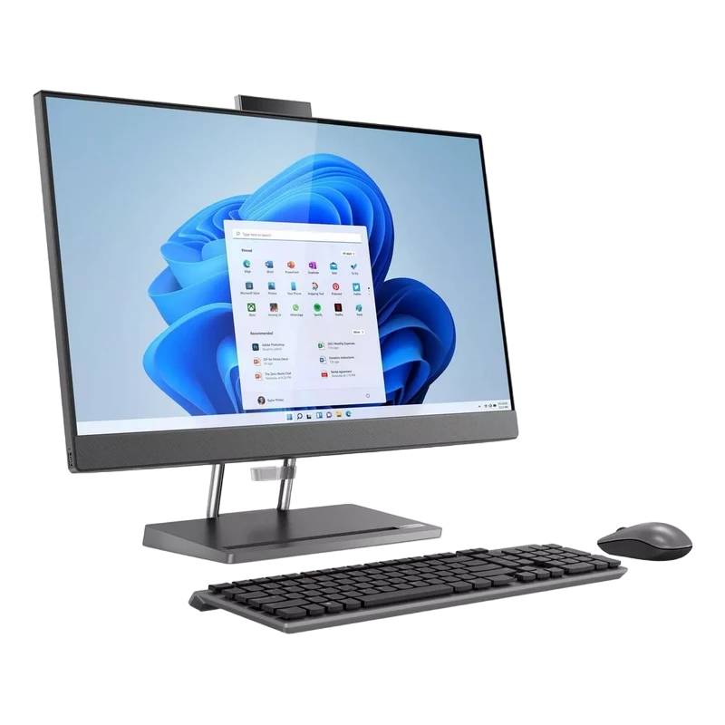 Computer all-in-one lenovo ideacentre 5 27iah7, 27", intel core i7-13700h, 16gb/1024gb, windows 11 pro, storm grey 7