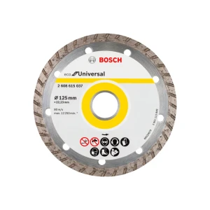 Алмазный диск по бетону turbo eco 125 * 22.23 мм bosch
