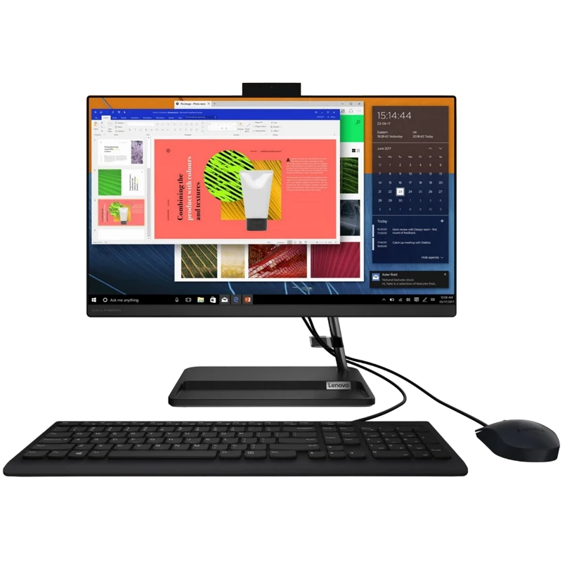 Computer all-in-one lenovo ideacentre 3 24iap7, 23,8", intel core i7-13620h, 8gb/1024gb, fără so, negru 2
