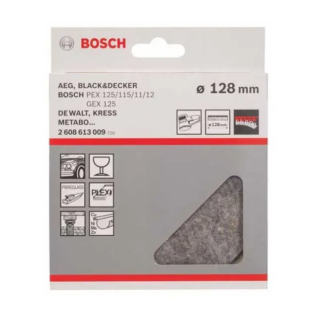 Disc de lustruire 128 mm bosch 2
