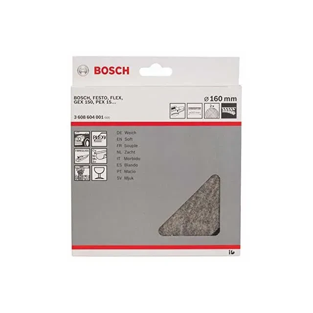Set discuri pentru lustruire 160 mm 2 buc. bosch 2