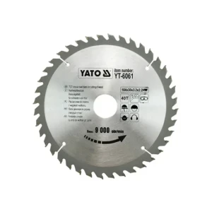 Disc de tăiat lemn 184 * 30 mm yato