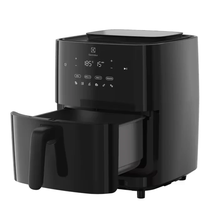Friteuză cu aer cald electrolux eaf7sb, negru 5