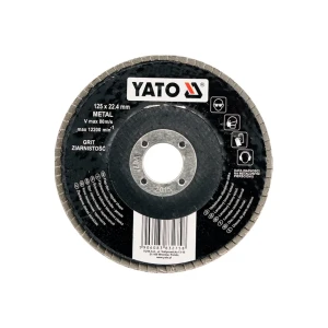Диск лепестковый p60 125 * 22.4 мм yato