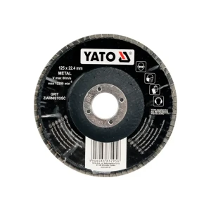 Диск лепестковый тарельчатый p80 125 * 22.4 мм yato
