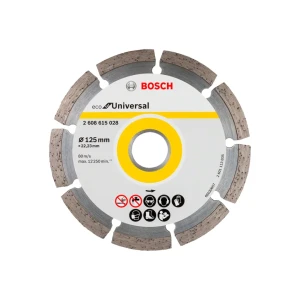 Disc diamantat segmentat universal 125 * 22.23 mm bosch