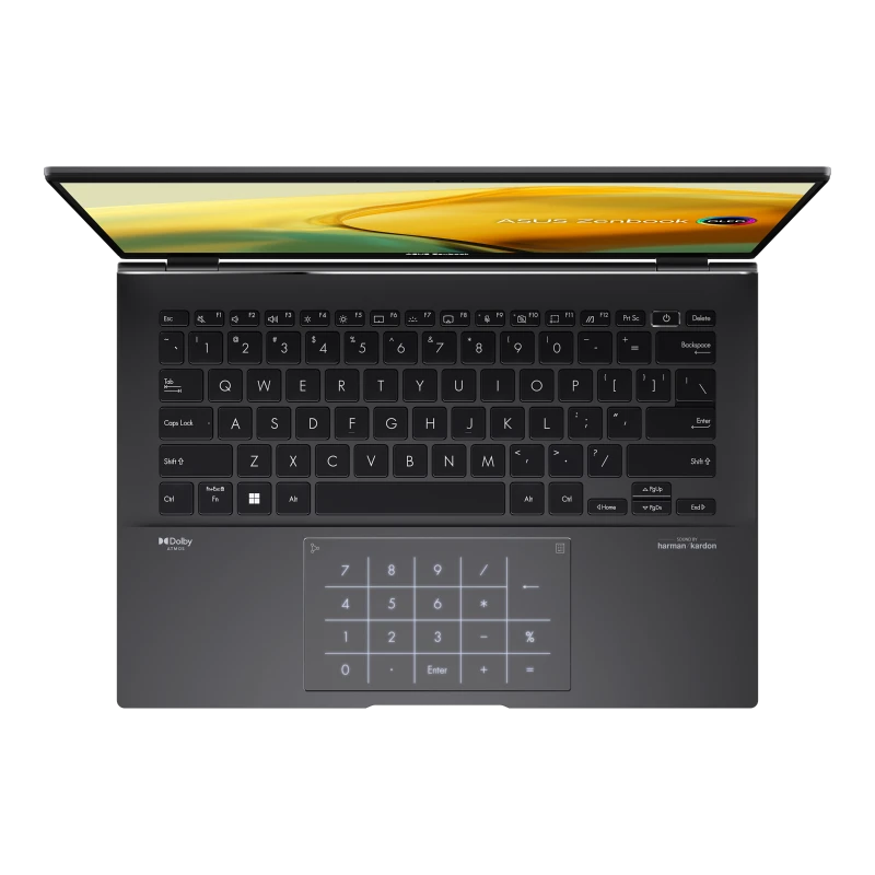 Ноутбук 14" asus zenbook 14 um3402ya, jade black, amd ryzen 5 7430u, 16гб/512гб, без ос 2