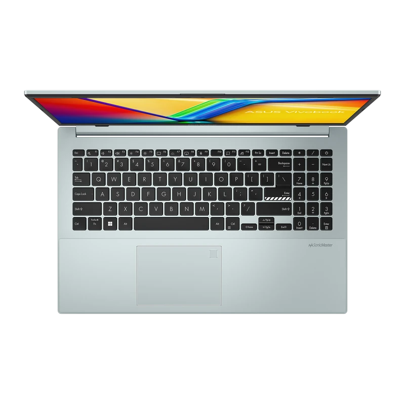 Laptop 15,6" asus vivobook go 15 e1504fa, green grey, amd ryzen 5 7520u, 16gb/512gb, fără so 10