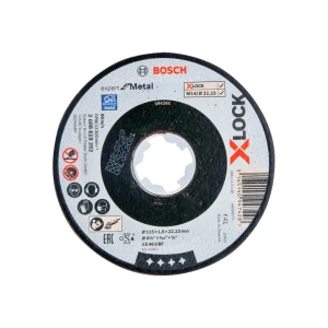 Disc de tăiat pentru metal x-lock 115 * 22.23 mm bosch