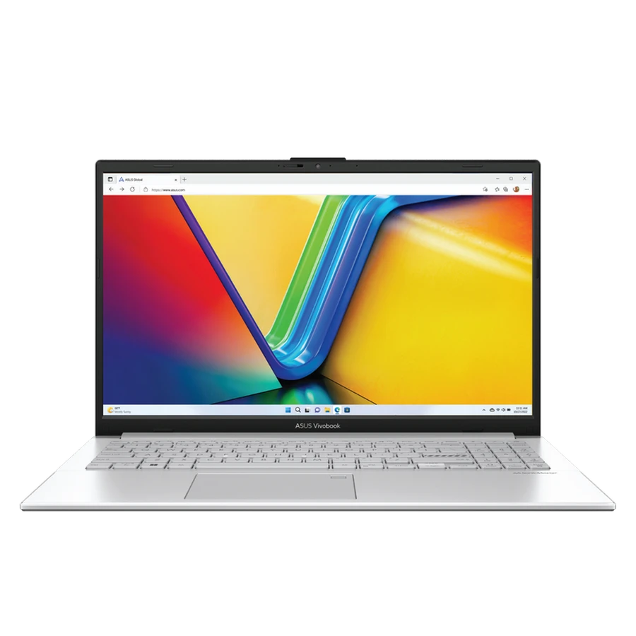 Laptop 15,6" asus vivobook go 15 e1504fa, cool silver, amd ryzen 5 7520u, 16gb/512gb, fără so 20