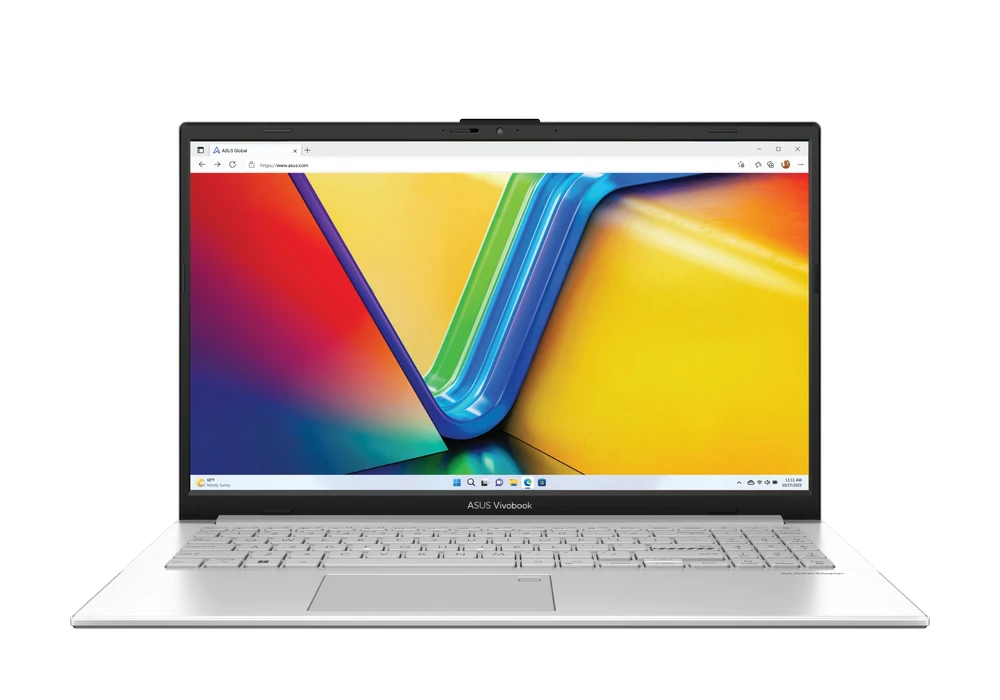 Laptop 15,6" asus vivobook go 15 e1504fa, cool silver, amd ryzen 5 7520u, 16gb/512gb, fără so 4