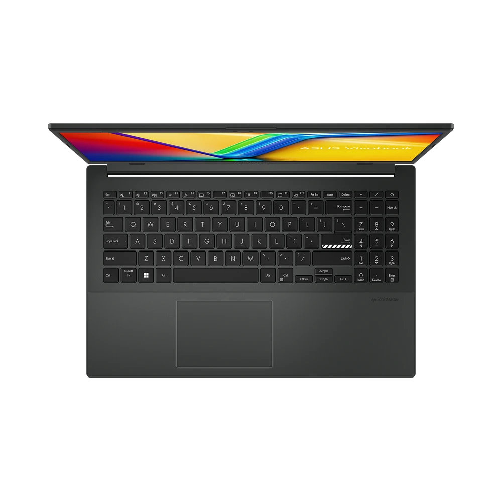 Laptop 15,6" asus vivobook go 15 e1504fa, mixed black, amd ryzen 3 7320u, 8gb/512gb, fără so 3