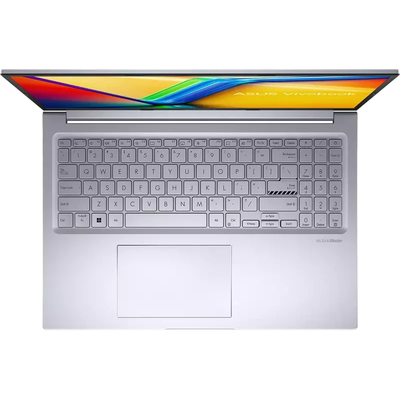 Laptop 16" asus vivobook 16x m3604ya, cool silver, amd ryzen 7 7730u, 16gb/1024gb, fără so 6