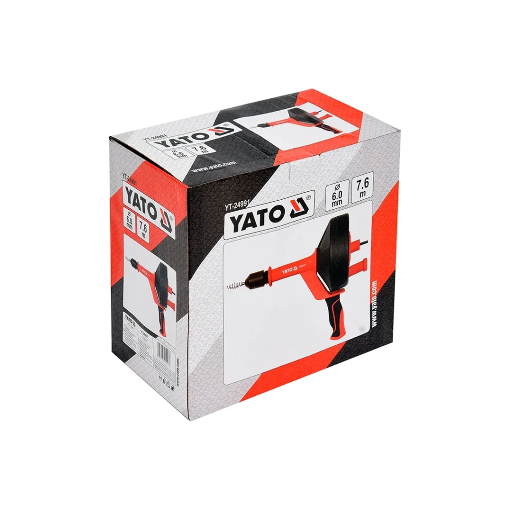 Dispozitiv de desfundat scurgere yato yt24991 6 mm x 7.6 m 4