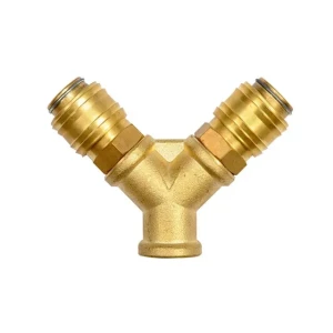 Пневмодвойник yt-24091 3/8" x 1/4" с внутренней резьбой yato