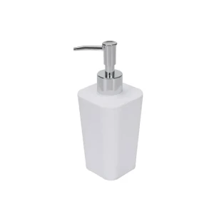 Дозатор для жидкого мыла cuboid white пластик fala