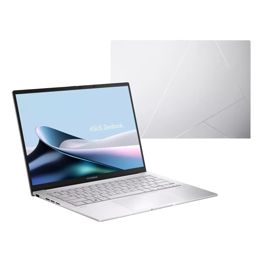 Laptop 14" asus zenbook 14 oled ux3405ma, foggy silver, intel core ultra 7 155h, 16gb/1024gb, fără so 8