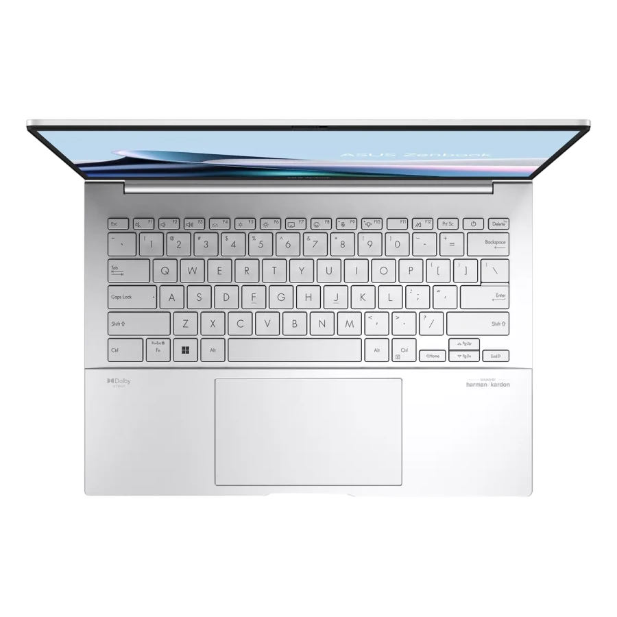 Laptop 14" asus zenbook 14 oled ux3405ma, foggy silver, intel core ultra 7 155h, 16gb/1024gb, fără so 2