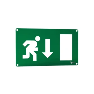 Наклеика exit вниз schneider-electric ova50250e 316 x 88 мм зелёный