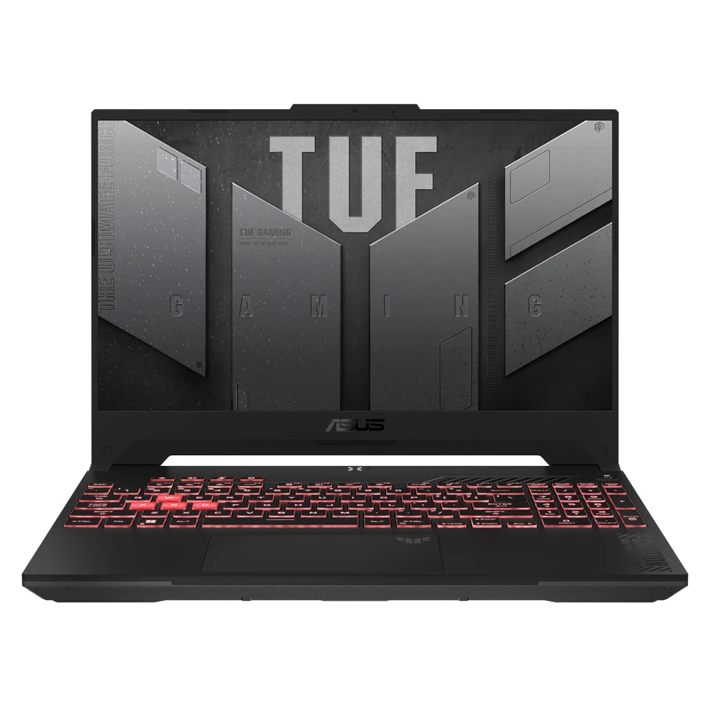 Laptop gaming 15,6" asus tuf gaming a15 fa507ui, mecha gray, amd ryzen 7 8845hs, 16gb/1024gb, fără so 11