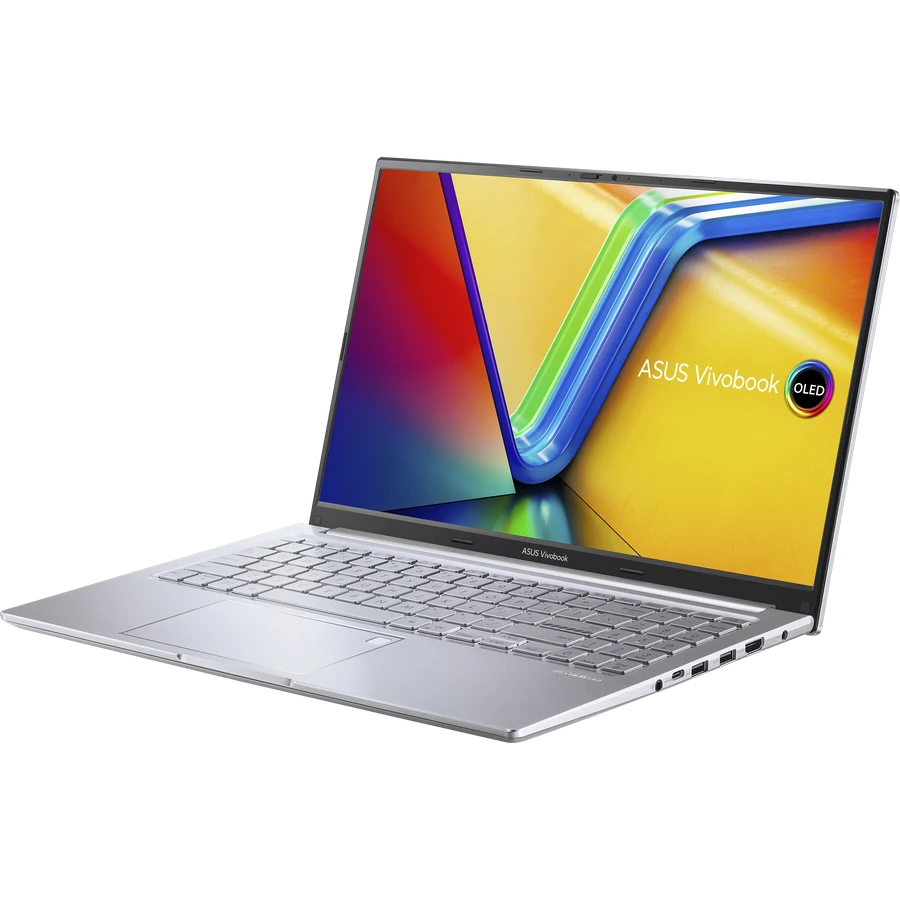 Laptop 15,6" asus vivobook 15 oled m1505ya, cool silver, amd ryzen 7 7730u, 16gb/1024gb, fără so 2