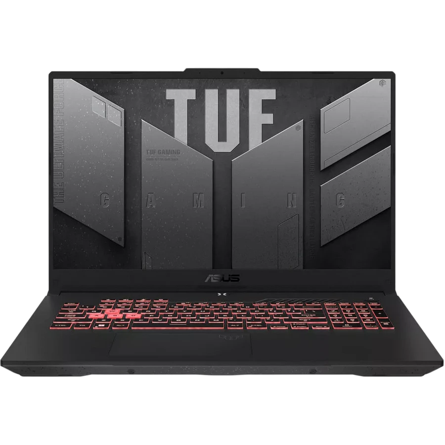Laptop gaming 17,3" asus tuf gaming a17 fa707nvr, mecha gray, amd ryzen 7 7435hs, 16gb/1024gb, fără so 4