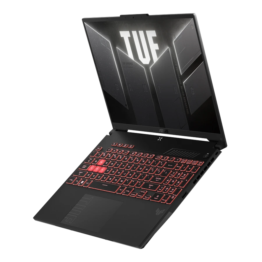Laptop gaming 16" asus tuf gaming a16 fa607pi, mecha gray, amd ryzen 9 7845hx, 32gb/1024gb, fără so 6