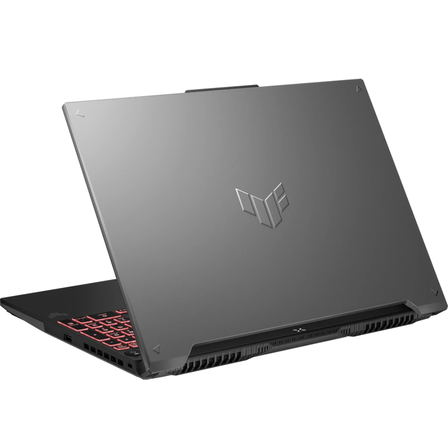 Laptop gaming 16" asus tuf gaming a16 fa607pi, mecha gray, amd ryzen 9 7845hx, 32gb/1024gb, fără so 8