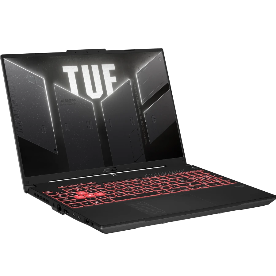 Laptop gaming 16" asus tuf gaming a16 fa607pi, mecha gray, amd ryzen 9 7845hx, 32gb/1024gb, fără so 2