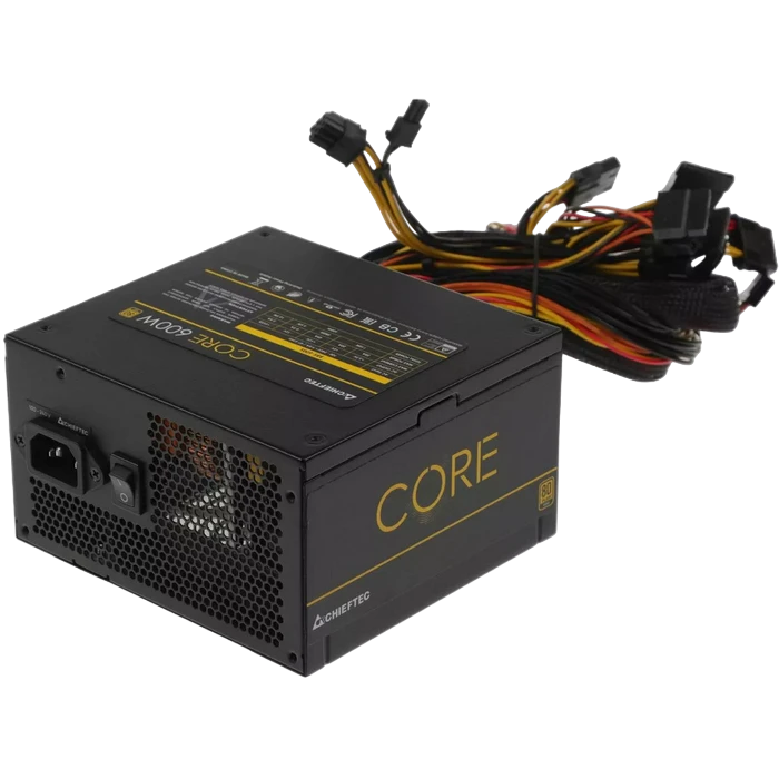 Блок питания для компьютеров chieftec bbs-600s, 600вт, atx, немодульный 27