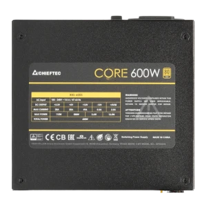 Блок питания для компьютеров chieftec bbs-600s, 600вт, atx, немодульный Thumbnail 9