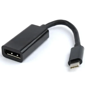 Видеоадаптер cablexpert a-cm-dpf-01, type-c - displayport (f), 0,15м, чёрный Thumbnail 2